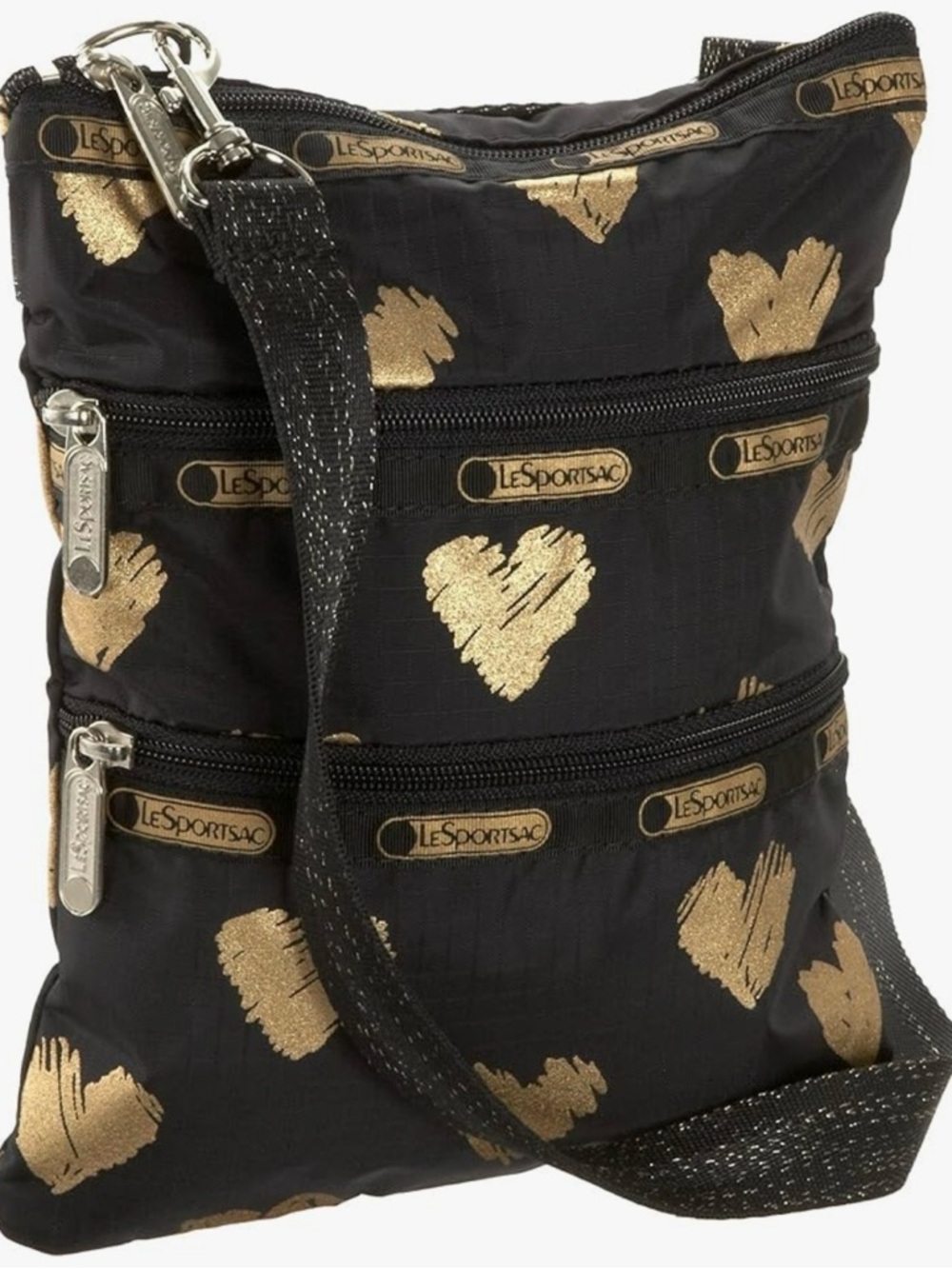 LeSportsac Kasey Crossbody Heart of Gold Bag